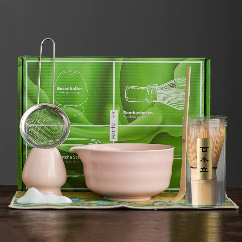 Japanese Matcha Tea Ceremony Set With Whisk & Bowl