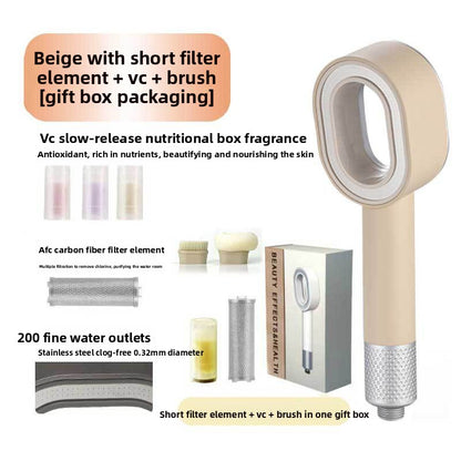 Aromatherapy Filtered Shower Head With 3 Spray Modes
