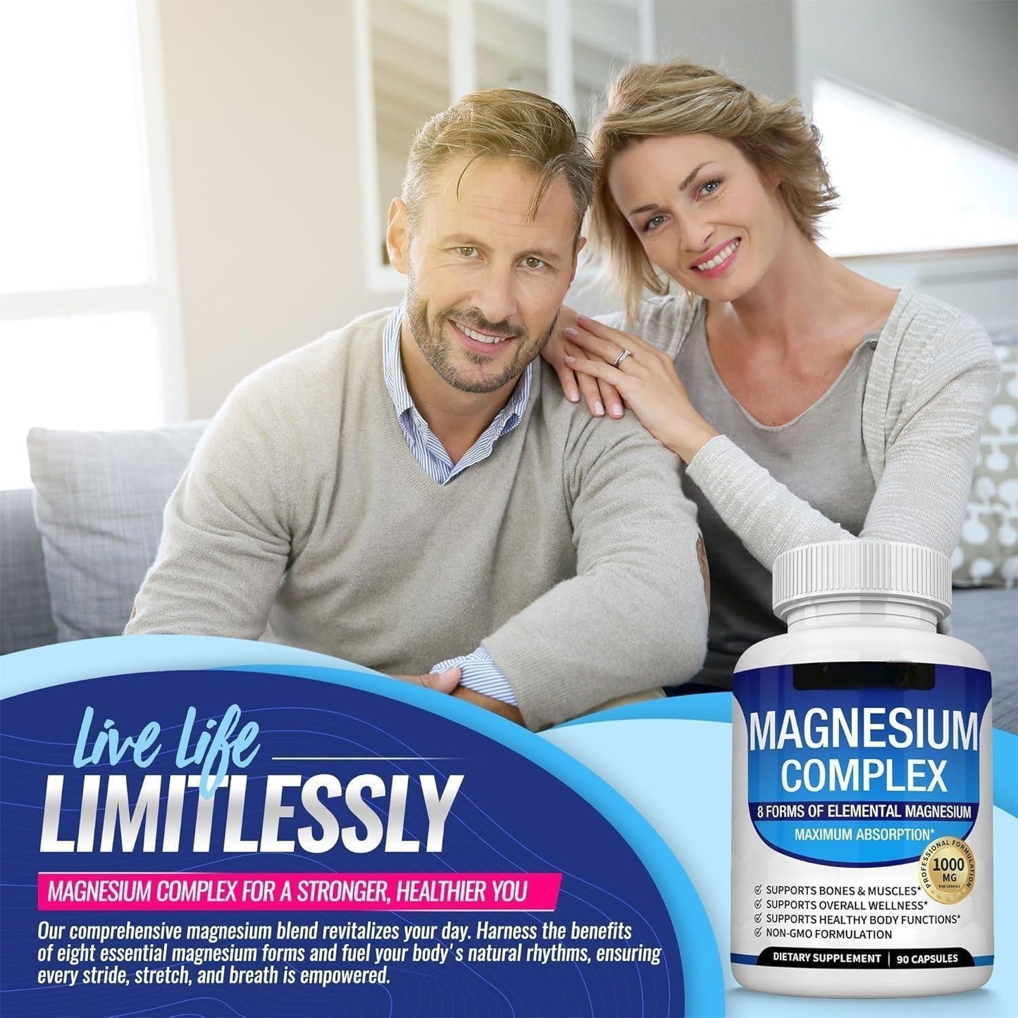 Magnesium Glycinate Capsules – Daily Wellness Support