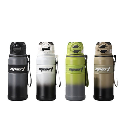 Insulated Sports Water Bottle With Straw, 680 ml